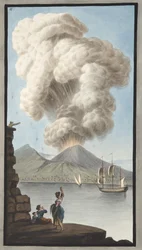 Eruption of Vesuvius, Monday 9th August 1779, Plate 3, Published as a Supplement to 